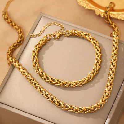 Chic Stainless Steel Chain Set