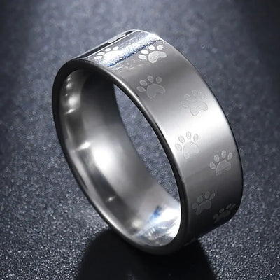 Handcrafted Rainbow with Paw Print