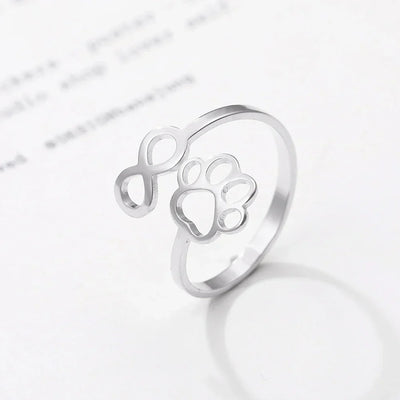 Infinity Paw Ring – Symbolic Partner Ring for Women