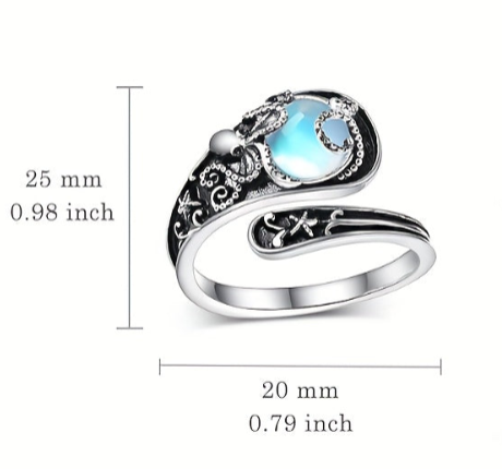 Maude Moon Stone -Ring