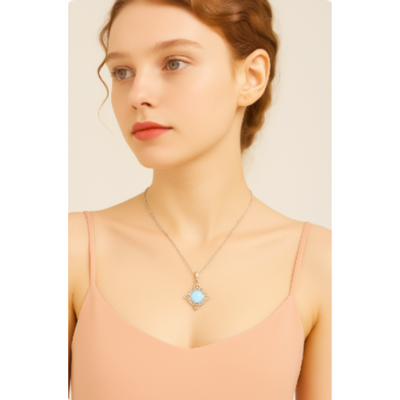 Gisela Moon Stone Necklace