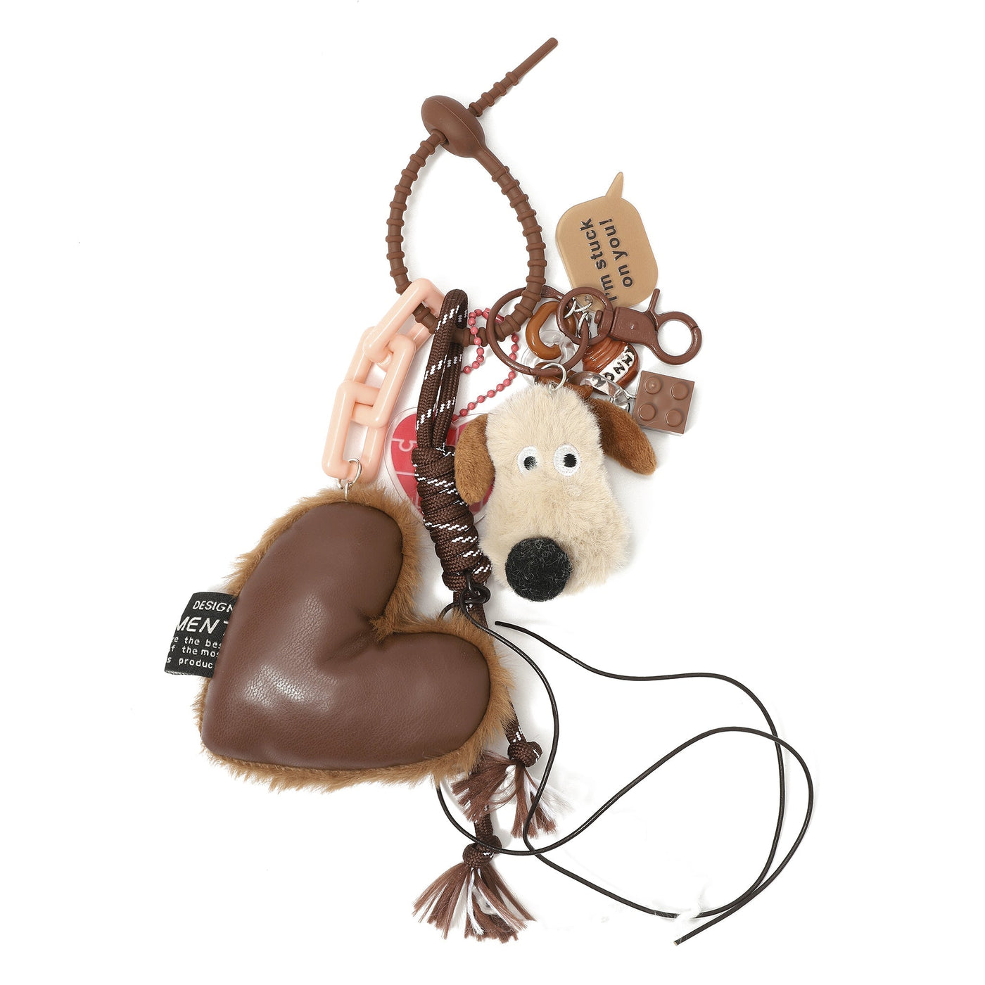 Multi Charm Puppy Handbag Accessories