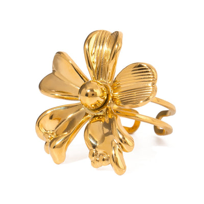 Gold Flower Ring