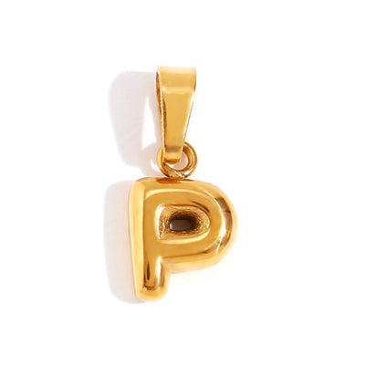 Sophisticated Bubble Letter Necklace