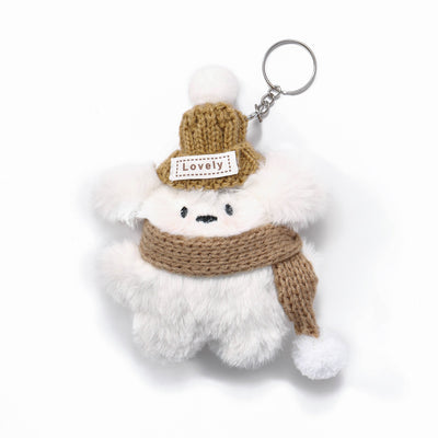 Plush Snowbark Dog Bag Charm