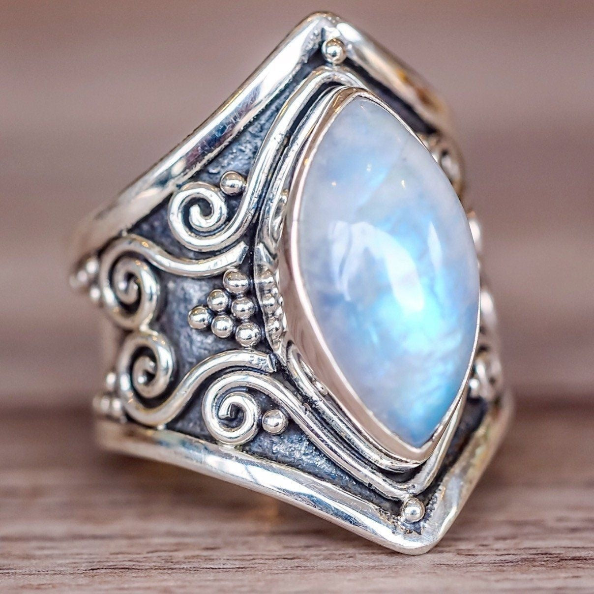Moonstone Ring