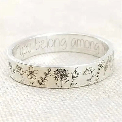 You Belong - Boho Vintage Silver Ring