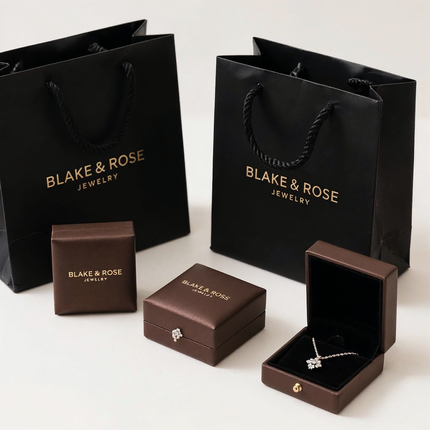 Serena Emerald Duo Ring Set | Gold