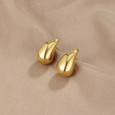 Ame Gold Drop-Shaped Earrings