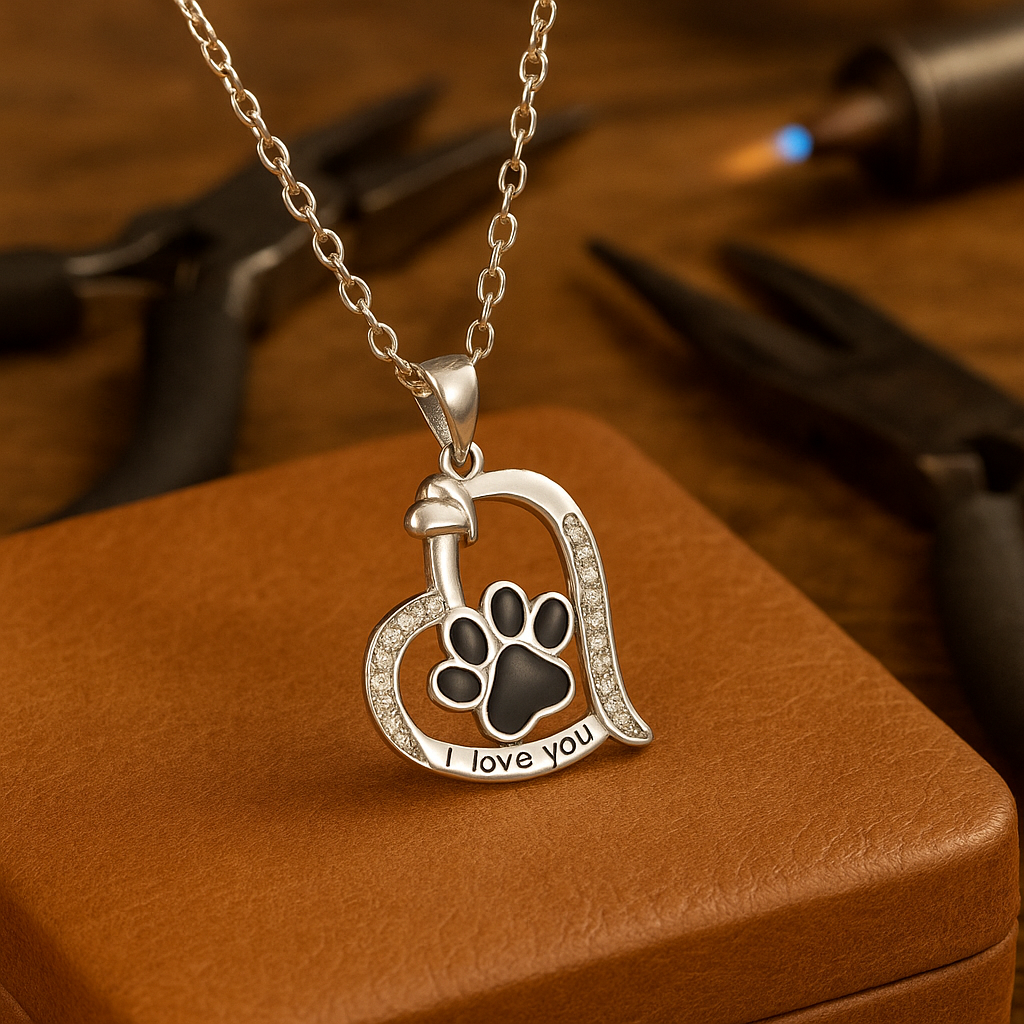 Heart & Paw Necklace - A Reminder of Loyal Companions