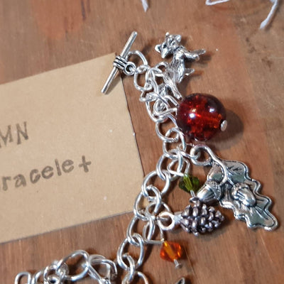 Silver Autumn Charm Bracelet