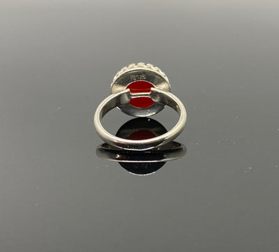 Carnelian Gemstone Ring Autumn Jewelry