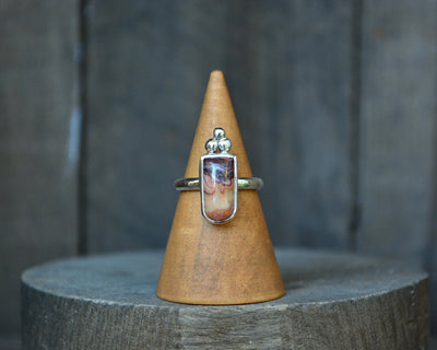 Wave Dolomite Sterling Silver Ring