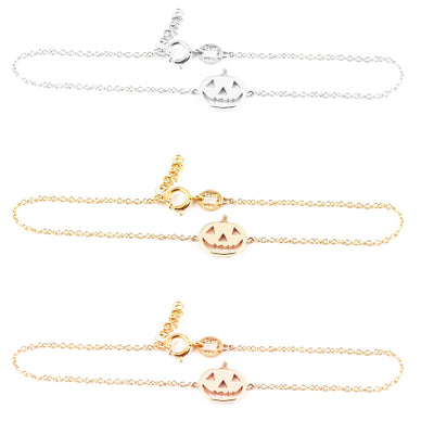 Dainty Gold Pumpkin Bracelet