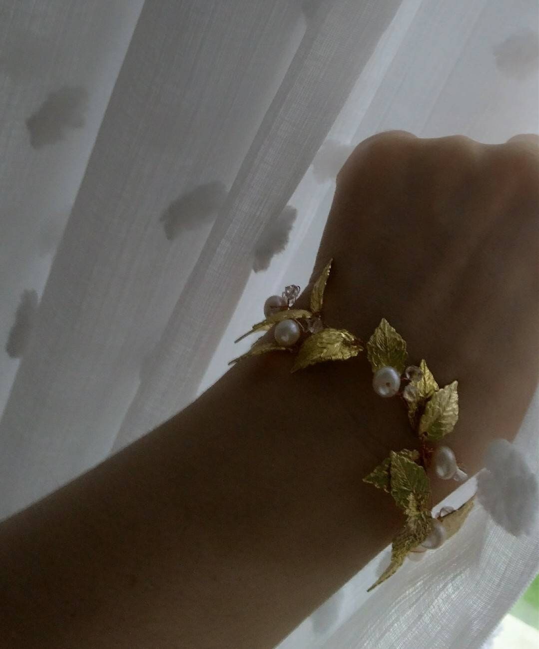 Autumn Greek Goddess Gold Bracelet