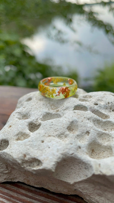 Epoxy Autumn Resin Ring