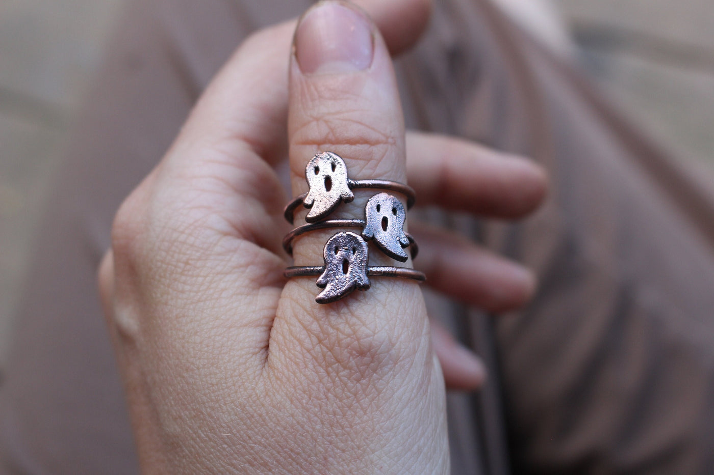 Ghost Ring Spooky Jewelry