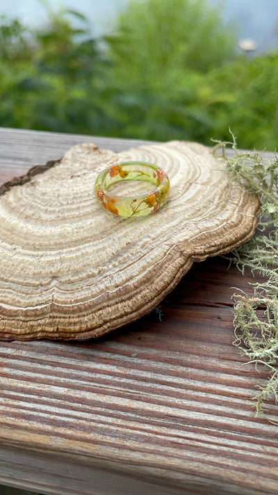 Epoxy Autumn Resin Ring