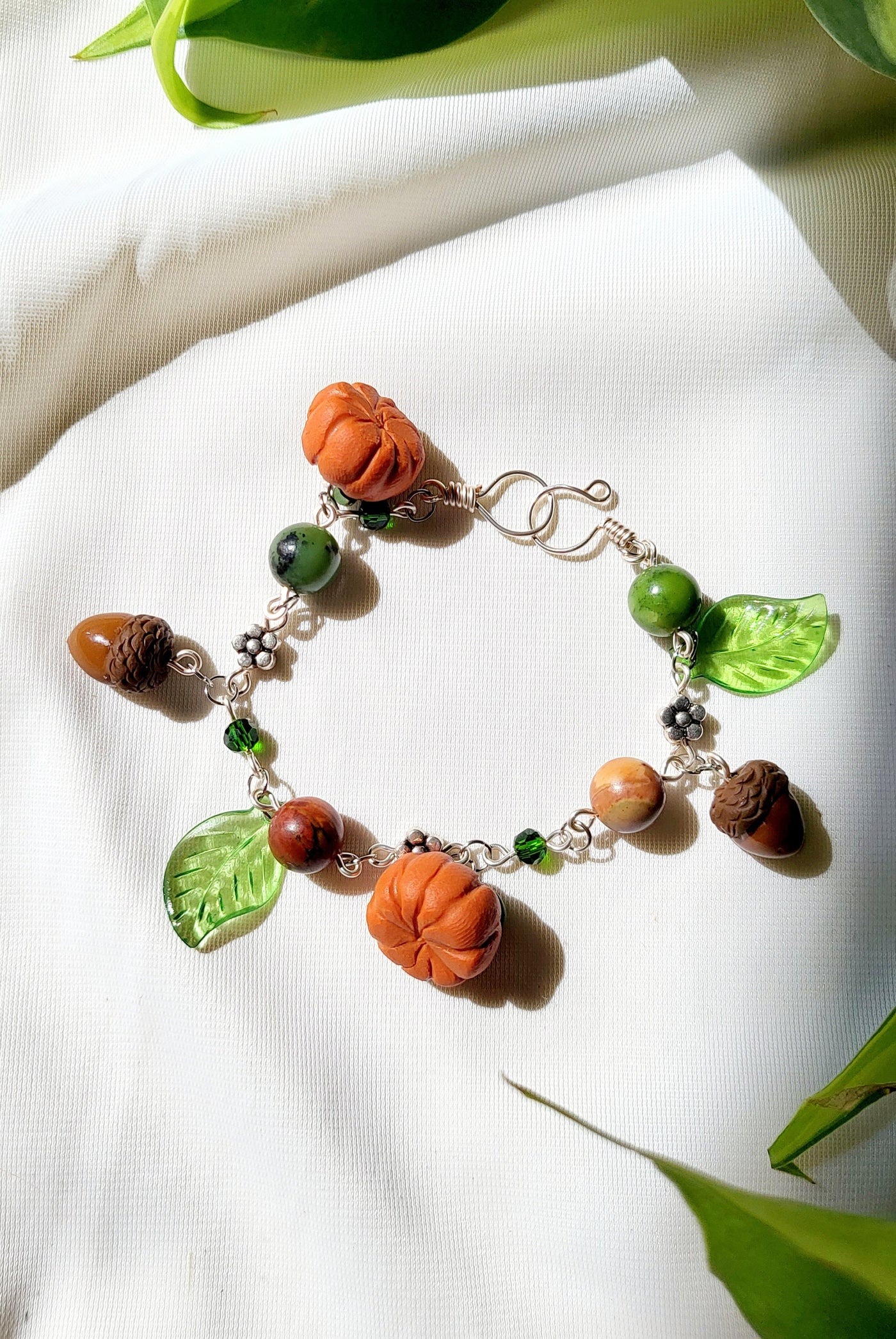 Autumn Harvest Charm Bracelet