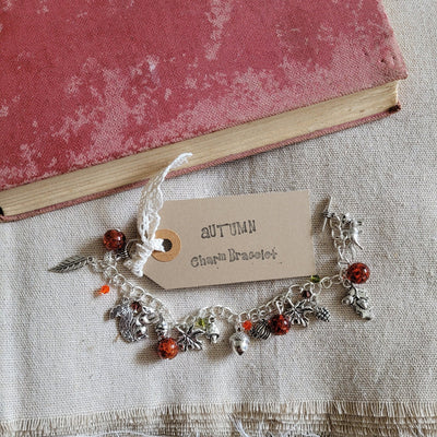 Silver Autumn Charm Bracelet