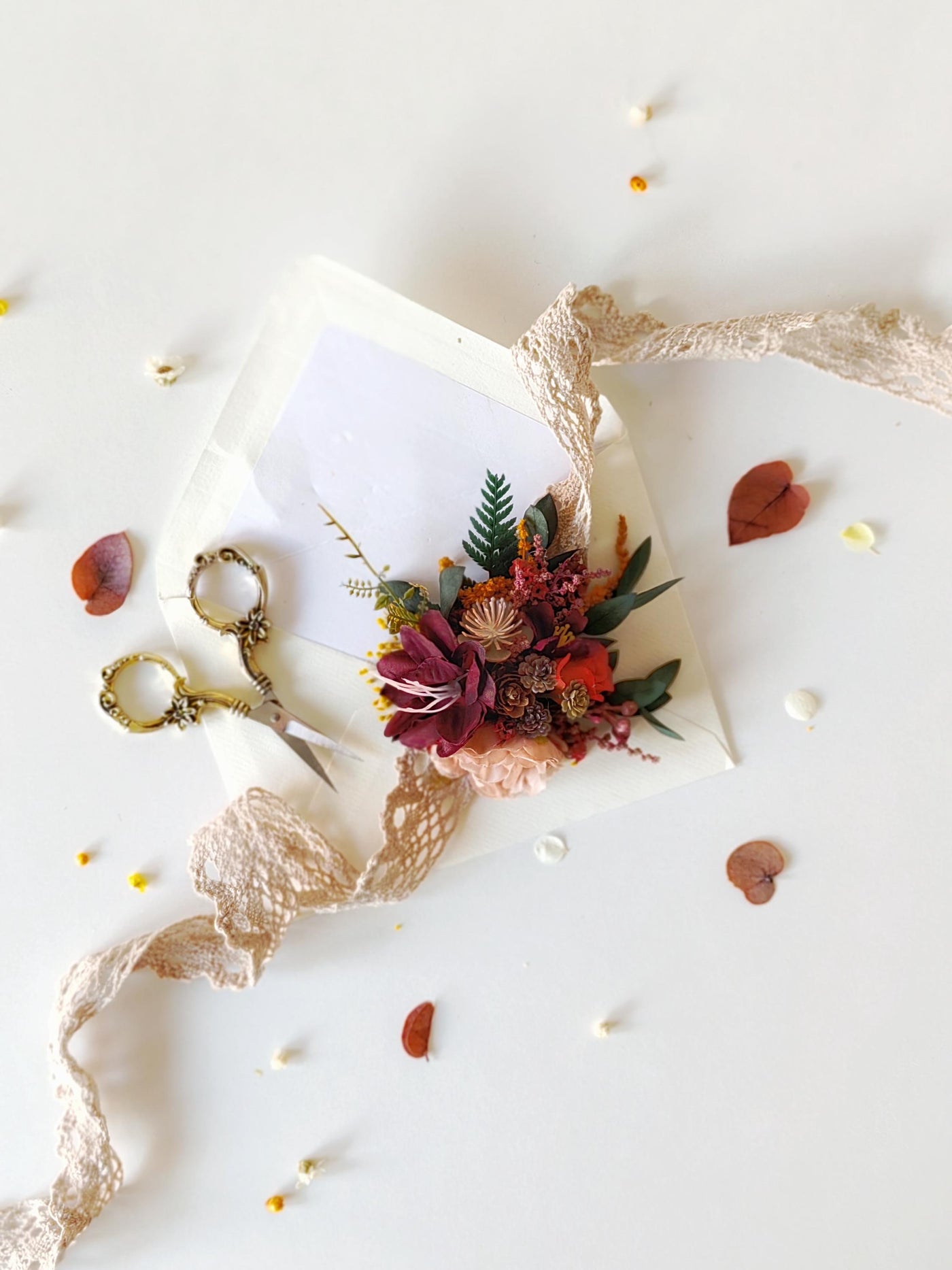 Autumn Flower Bracelet Wedding Jewellery