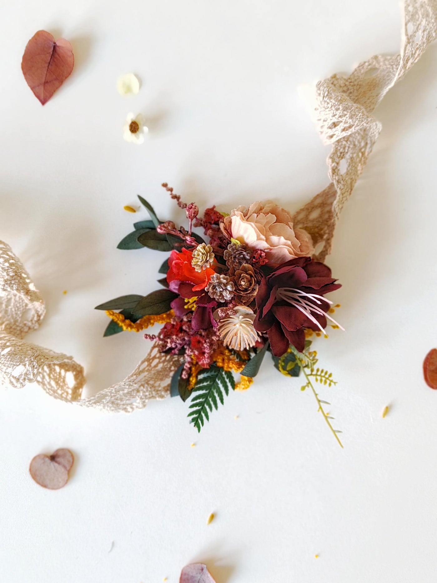 Autumn Flower Bracelet Wedding Jewellery