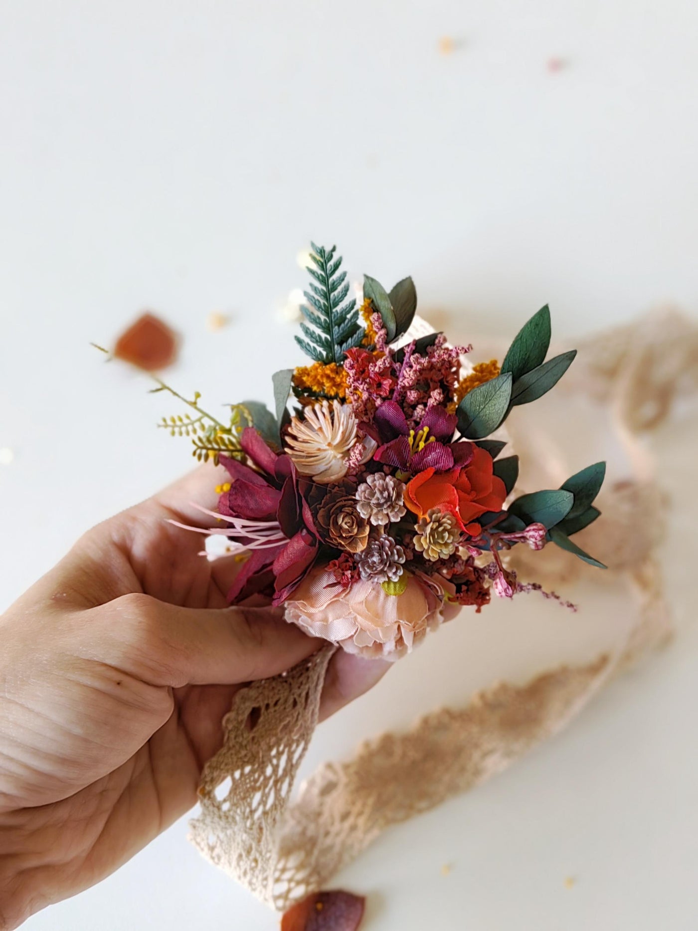 Autumn Flower Bracelet Wedding Jewellery
