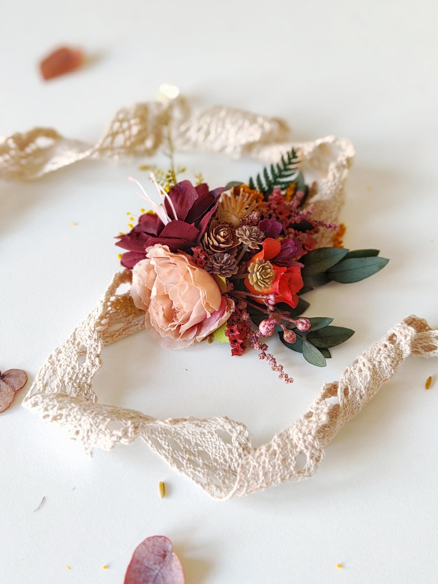 Autumn Flower Bracelet Wedding Jewellery