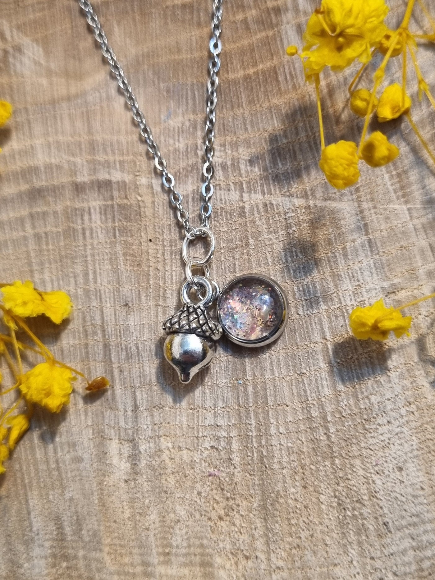 Autumn Acorn Necklace