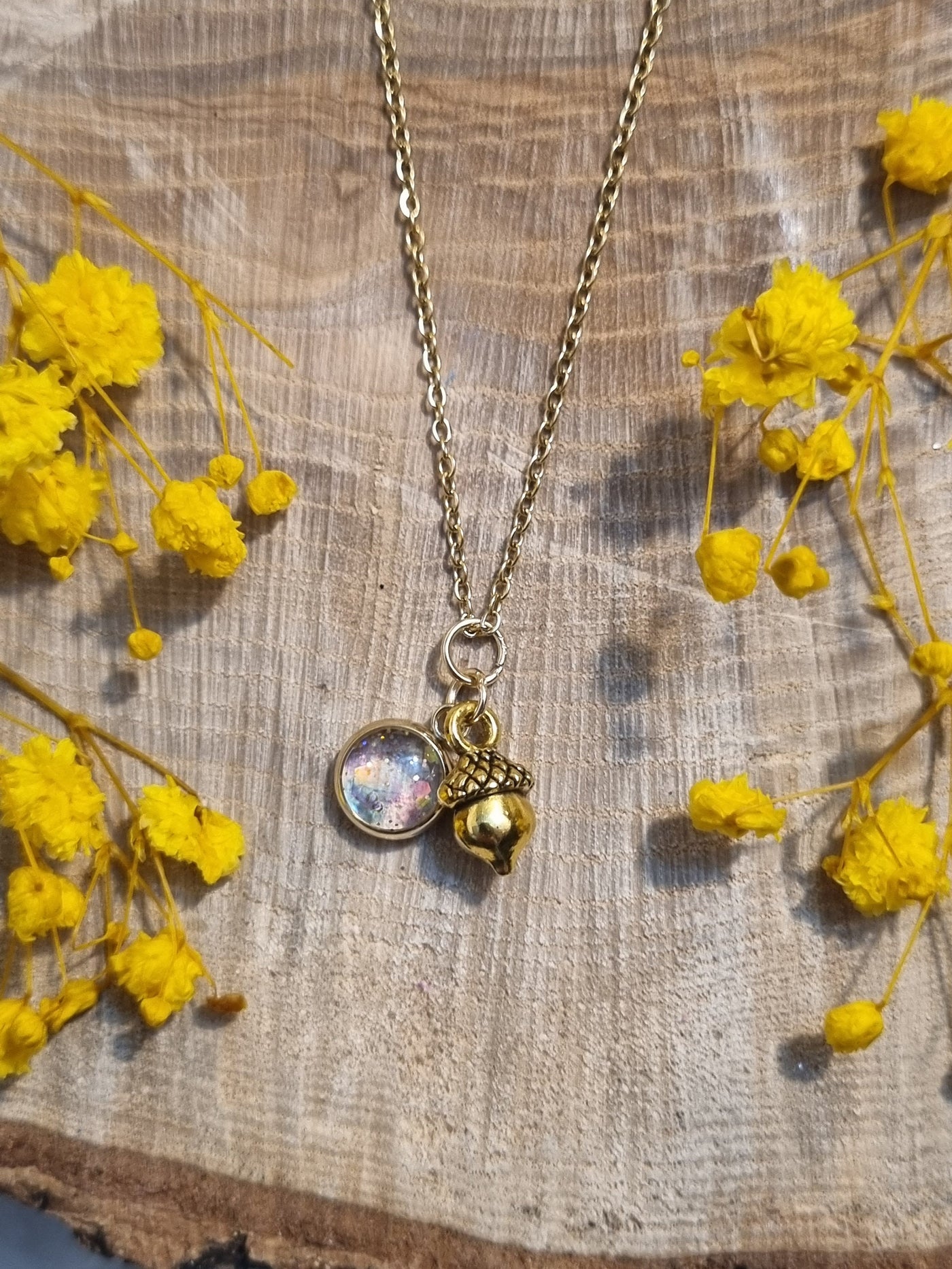 Autumn Acorn Necklace