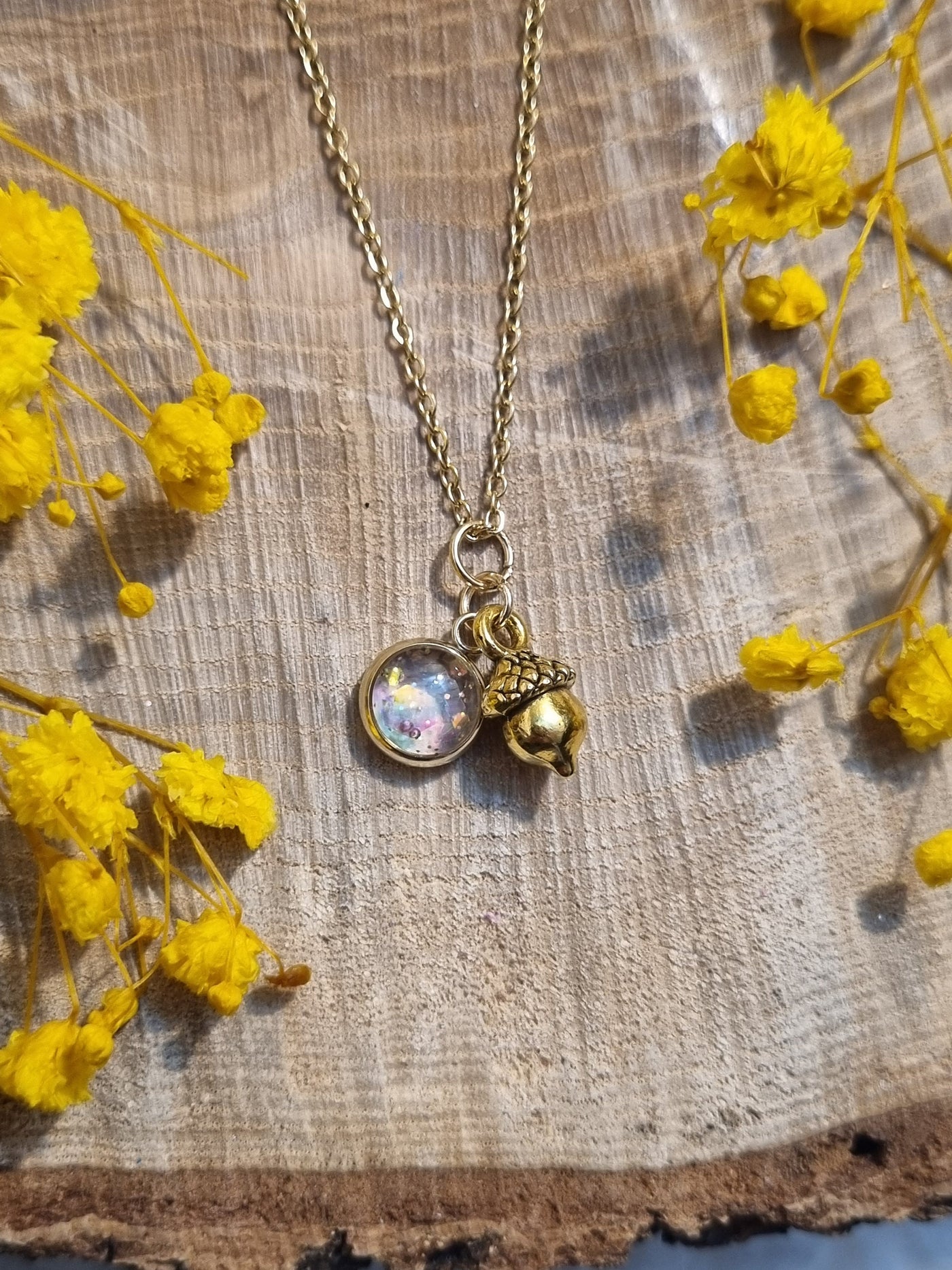 Autumn Acorn Necklace