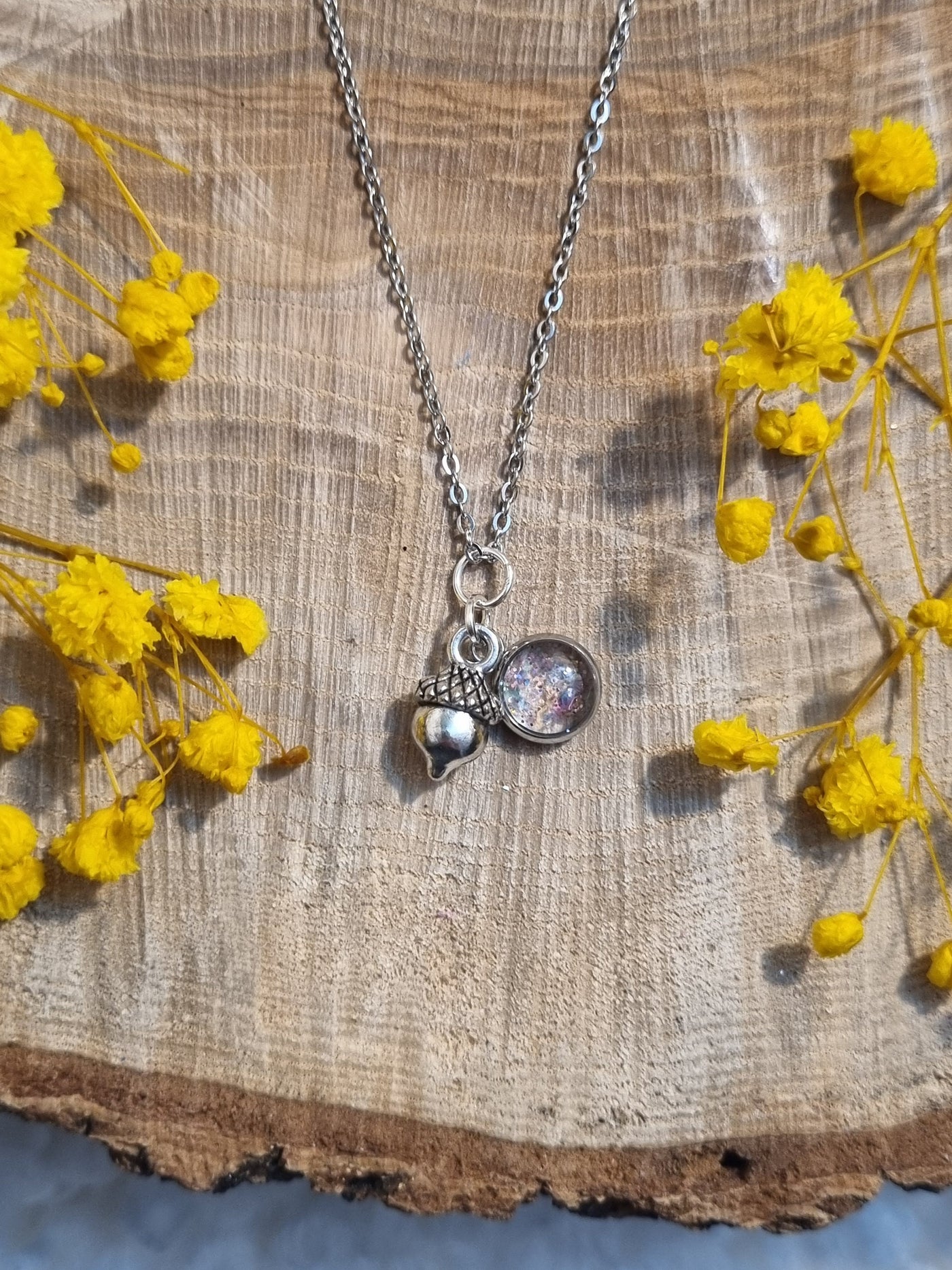 Autumn Acorn Necklace