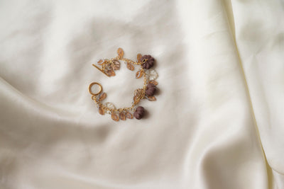 Stainless Steel Pumpkin Leaf Bracelet