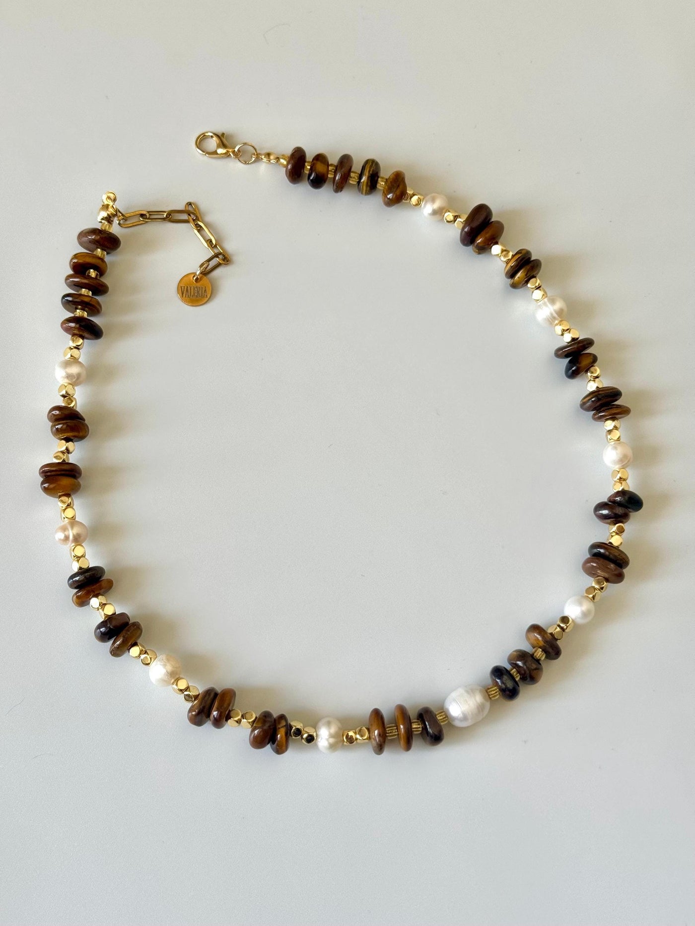 Tiger's Eye Natural Stone Necklace
