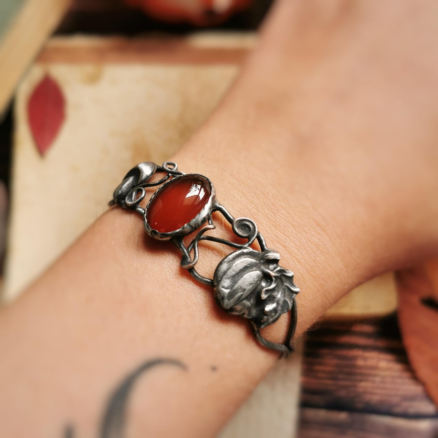 Red Carnelian Autumn Bracelet