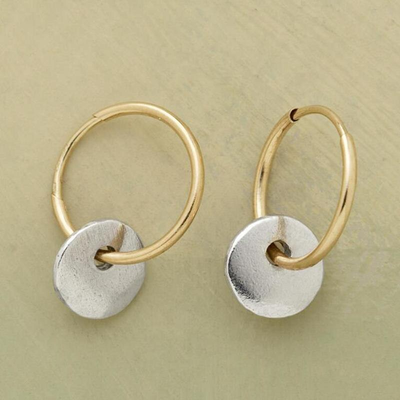 Gold & Silver Hoop Earrings