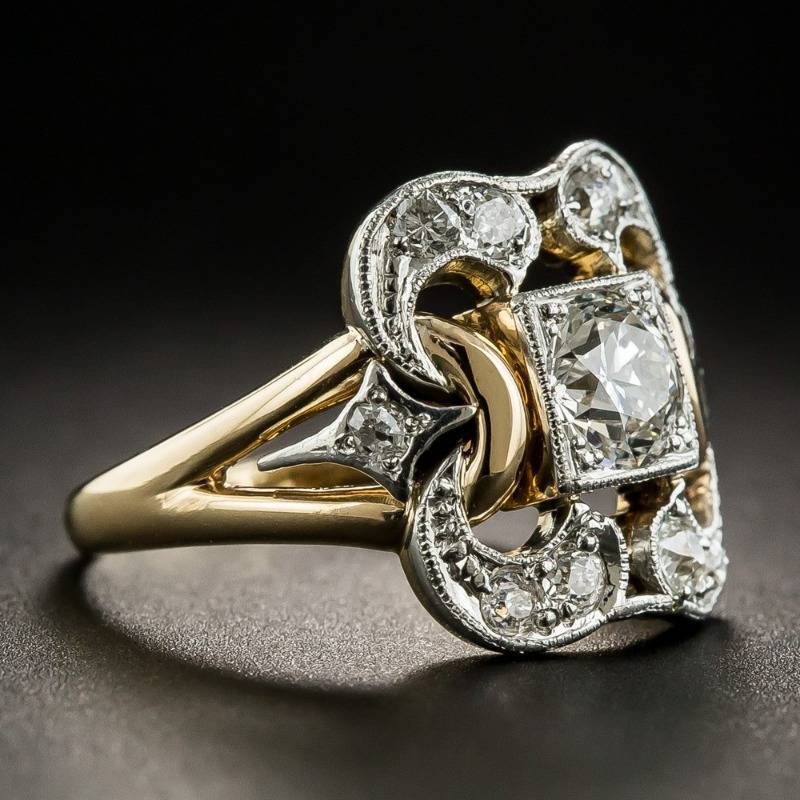 Timeless Gold Zirconia Ring