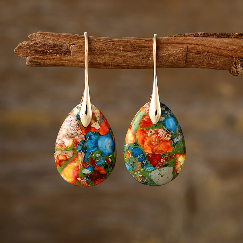 Aristea – Tropical Multicolor Earrings