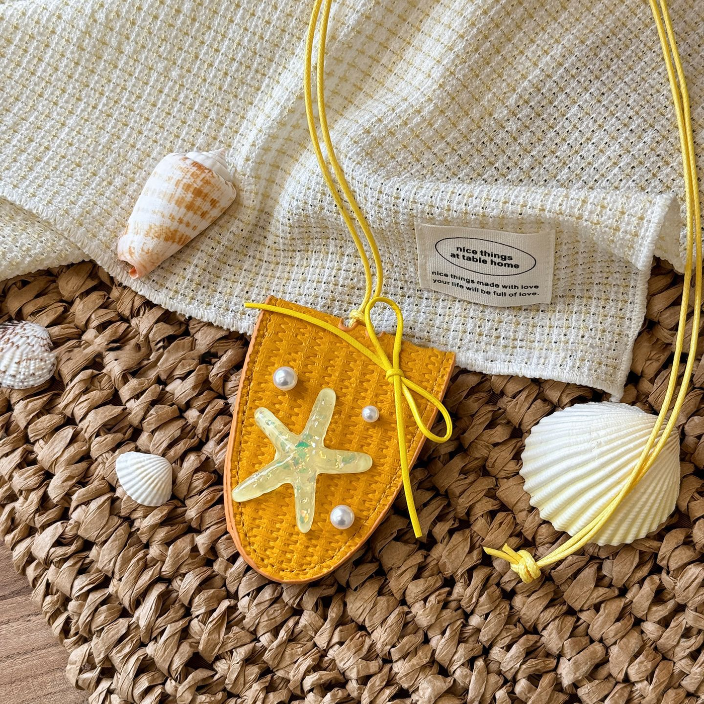 Vacation Ready Sunglass and Scarf Holder Bag Charm