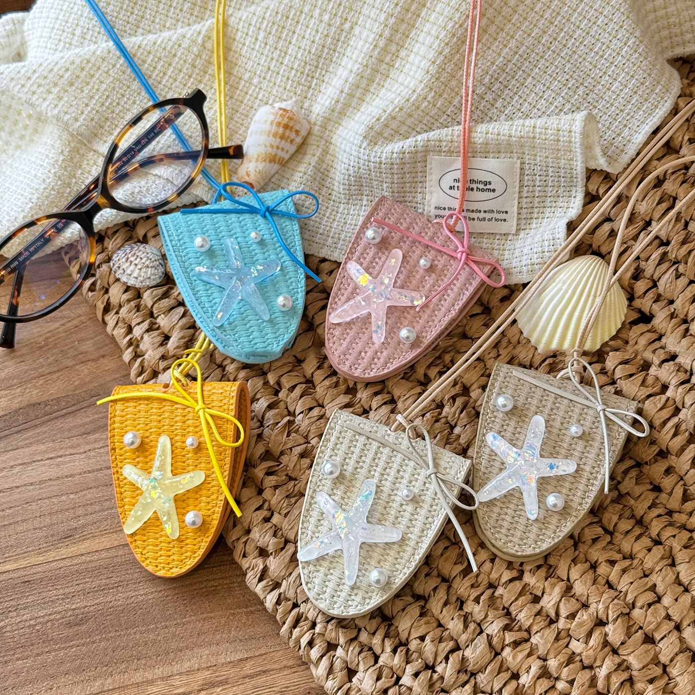 Vacation Ready Sunglass and Scarf Holder Bag Charm