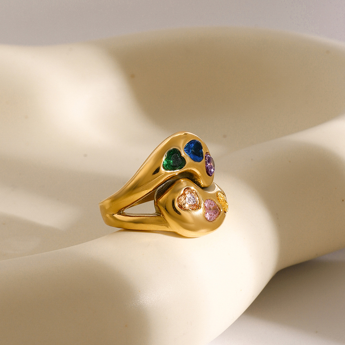 Colour Splash Gem Ring