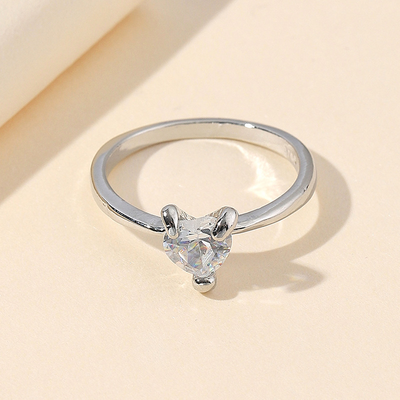 'Small Love' Crystal Heart Ring