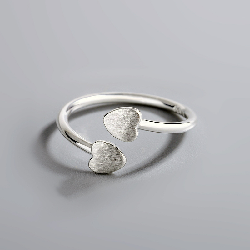 Adjustable Silver Ring With Copper And Brass Textured Leaf