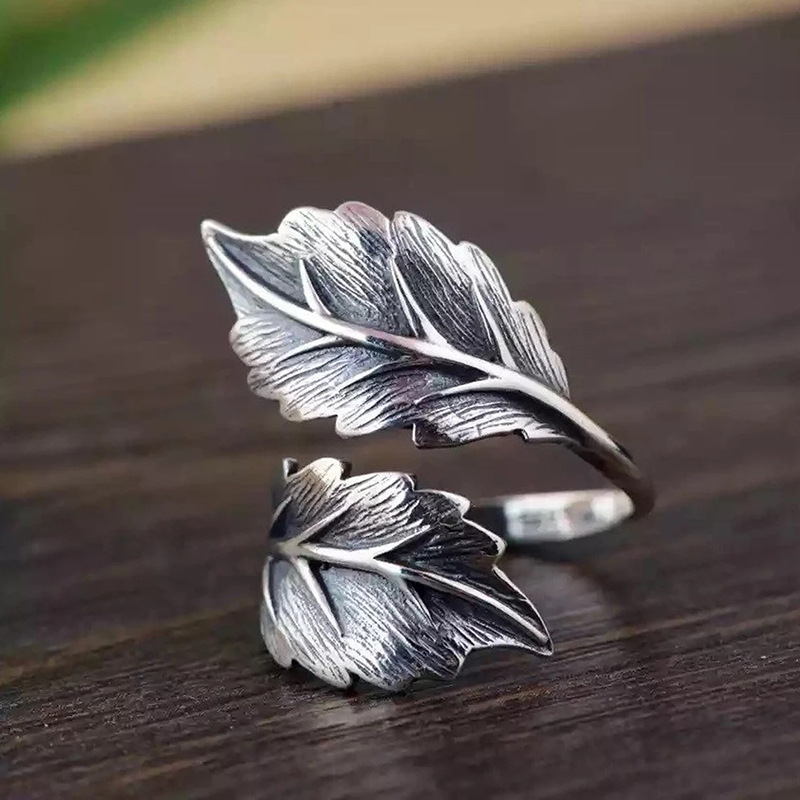 Oak Leaf Acorn Adjustable Ring