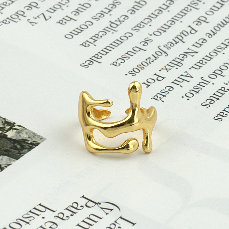 Geometric Dripping Ring