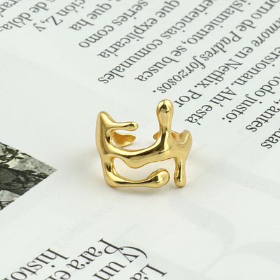 Geometric Dripping Ring