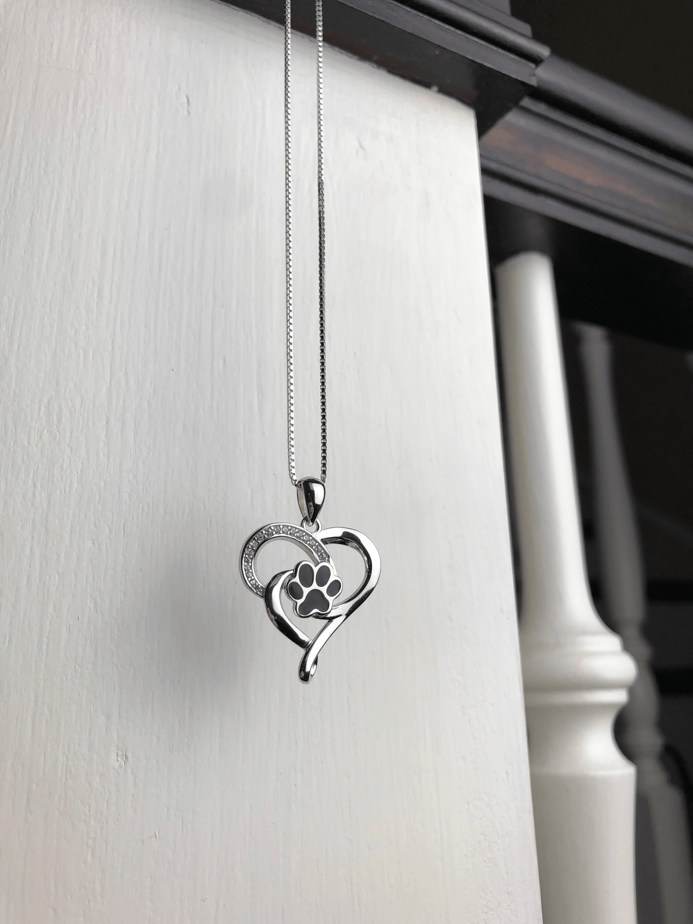 Infinity Heart Paw Necklace