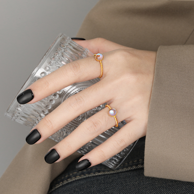 Moonstone Ring - Eye