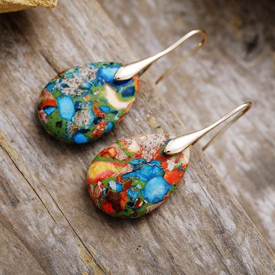Aristea – Tropical Multicolor Earrings