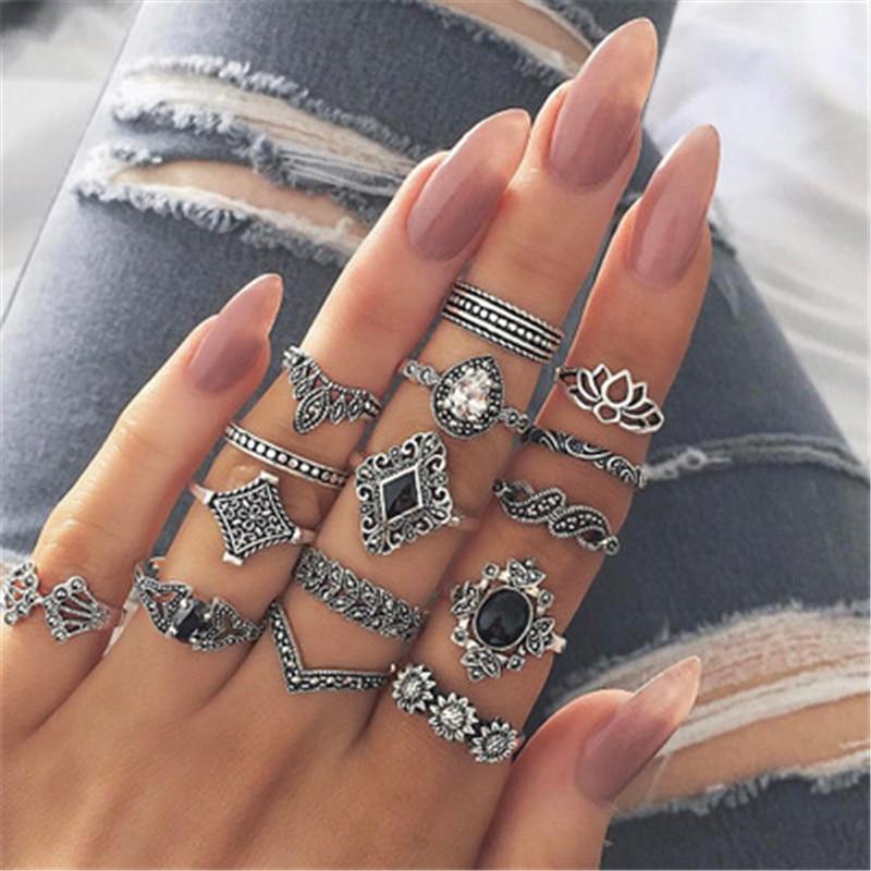 Exclusive Set of 8-12 Elegant Rings